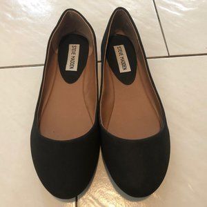 Steve Madden Black Suede HEAVEN Flats